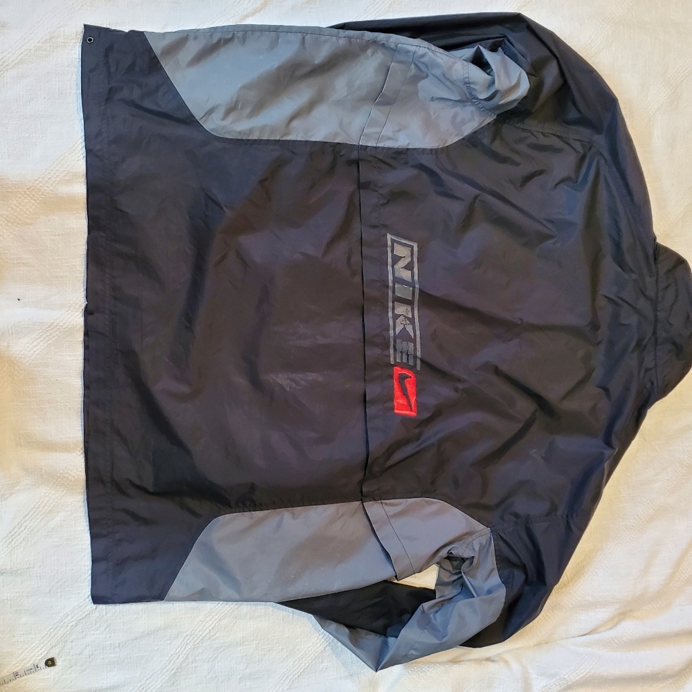 Nike mens windbreaker black full zip 3X